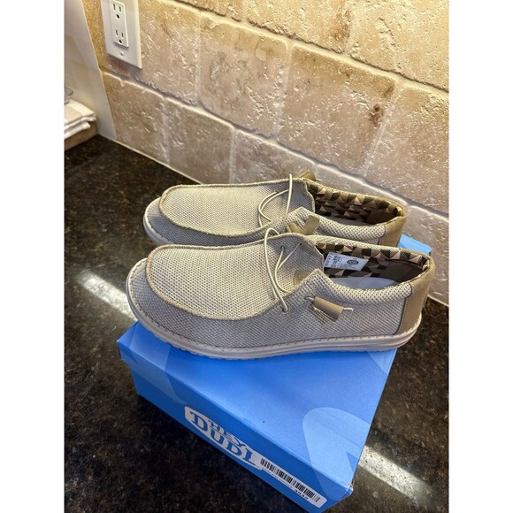Hey Dude Wally Sox Beige Size 13 NEW - Picture 6 of 9